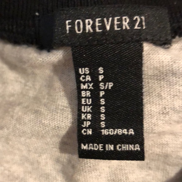 MIXED EMOTIONS FOREVER 21 SHIRT SIZE SMALL - Picture 2 of 2